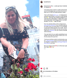 Guest Instagram review of the TennisOx hosted trip to the 2026 Italian Open.